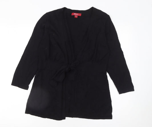 Womens UK Size 14 Monsoon Black Cardigan Jumper