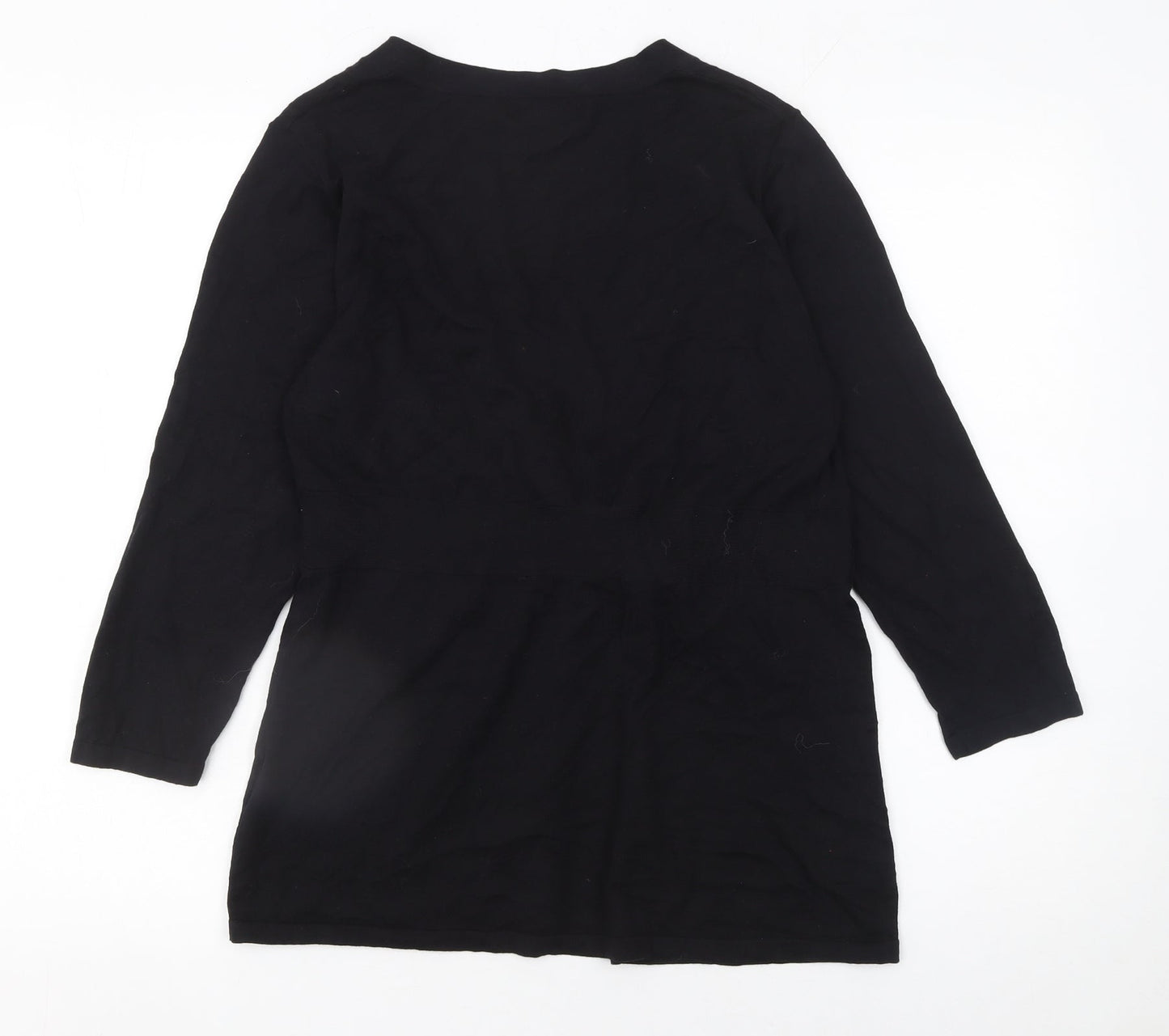 Womens UK Size 14 Monsoon Black Cardigan Jumper
