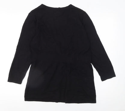 Womens UK Size 14 Monsoon Black Cardigan Jumper