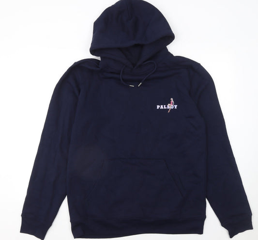 Womens UK Size 12 Stanley/Stella Blue Pullover Hoodie