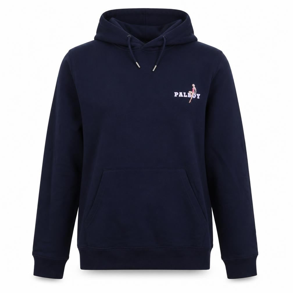 Womens UK Size 12 Stanley/Stella Blue Pullover Hoodie