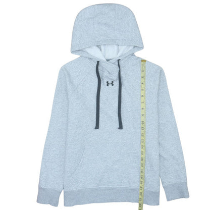 Mens UK Size M Under Armour Grey Pullover Hoodie