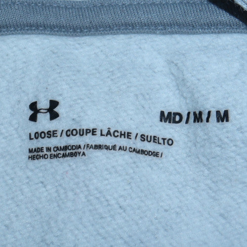 Mens UK Size M Under Armour Grey Pullover Hoodie