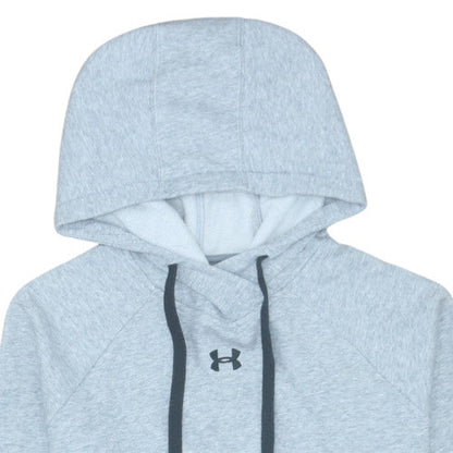 Mens UK Size M Under Armour Grey Pullover Hoodie
