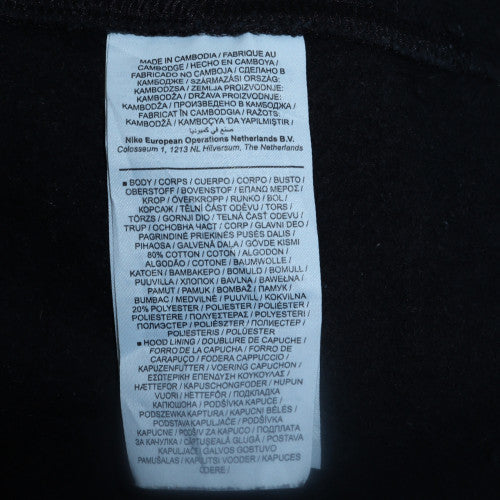 Womens UK Size L Nike Black Pullover Hoodie