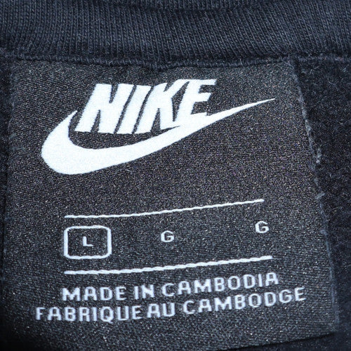 Womens UK Size L Nike Black Pullover Hoodie