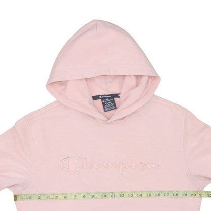 Womens UK Size L Champion Pink Pullover Hoodie
