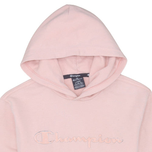 Womens UK Size L Champion Pink Pullover Hoodie