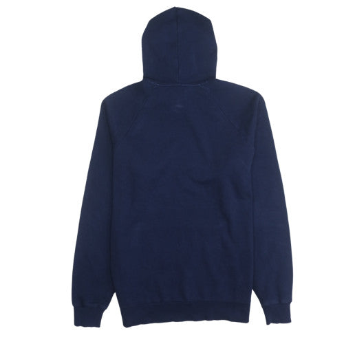 Mens UK Size M Under Armour Blue Pullover Hoodie