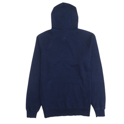 Mens UK Size M Under Armour Blue Pullover Hoodie