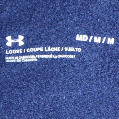 Mens UK Size M Under Armour Blue Pullover Hoodie
