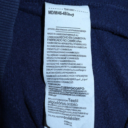 Mens UK Size M Under Armour Blue Pullover Hoodie
