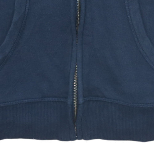 Womens UK Size M Tommy Hilfiger Denim Blue Full Zip Hoodie