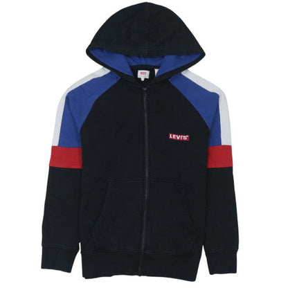 Mens UK Size S Levi's Black Full Zip Hoodie