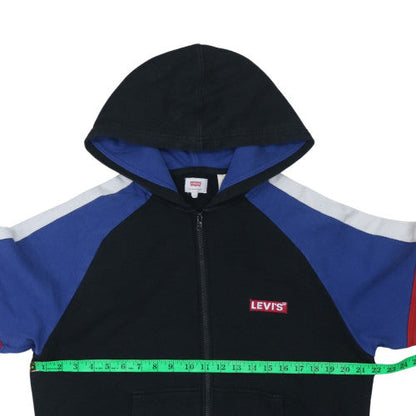 Mens UK Size S Levi's Black Full Zip Hoodie