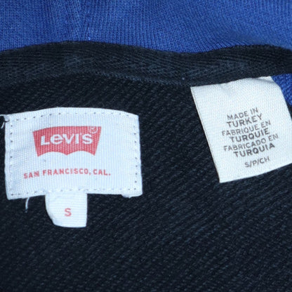 Mens UK Size S Levi's Black Full Zip Hoodie