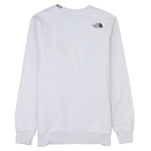 Mens UK Size M The North Face White Pullover Sweatshirt