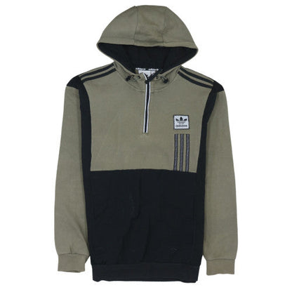 Mens UK Size M Adidas Green Pullover Hoodie