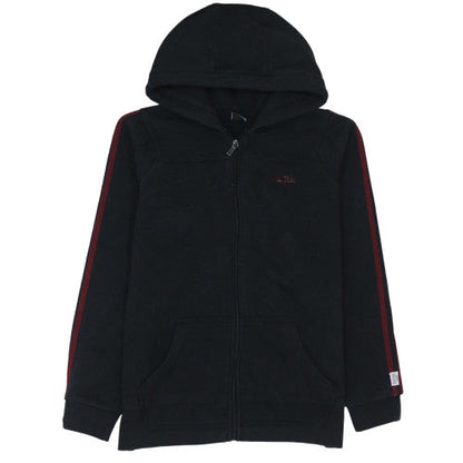 Womens UK Size 14 Lonsdale Black Full Zip Hoodie