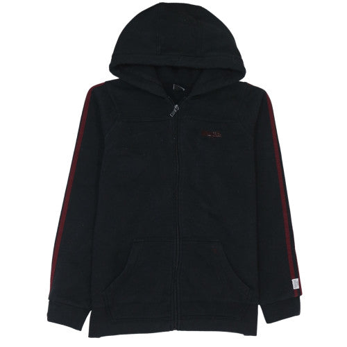 Womens UK Size 14 Lonsdale Black Full Zip Hoodie