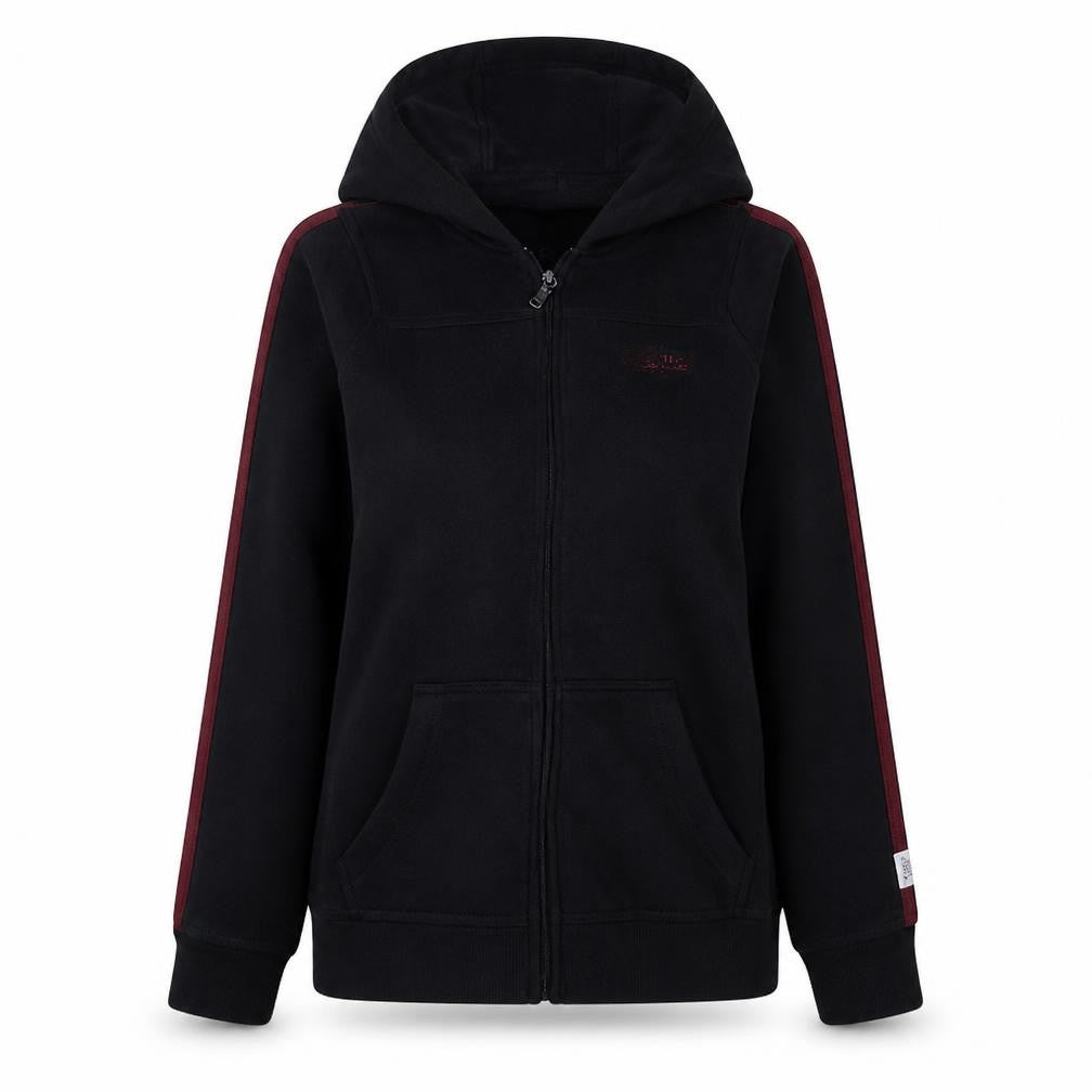 Womens UK Size 14 Lonsdale Black Full Zip Hoodie