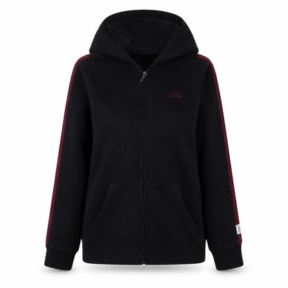 Womens UK Size 14 Lonsdale Black Full Zip Hoodie