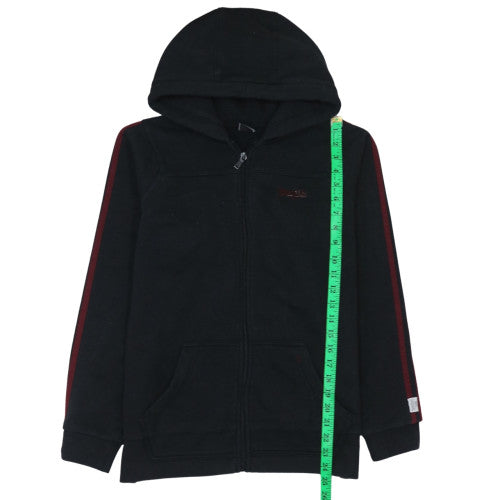 Womens UK Size 14 Lonsdale Black Full Zip Hoodie
