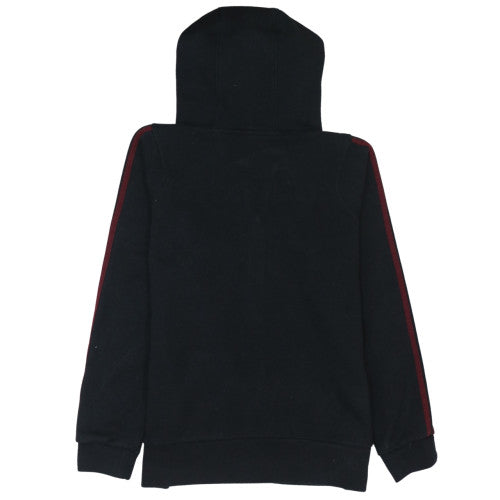 Womens UK Size 14 Lonsdale Black Full Zip Hoodie