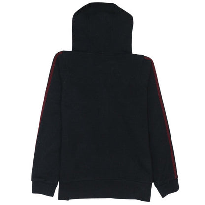 Womens UK Size 14 Lonsdale Black Full Zip Hoodie