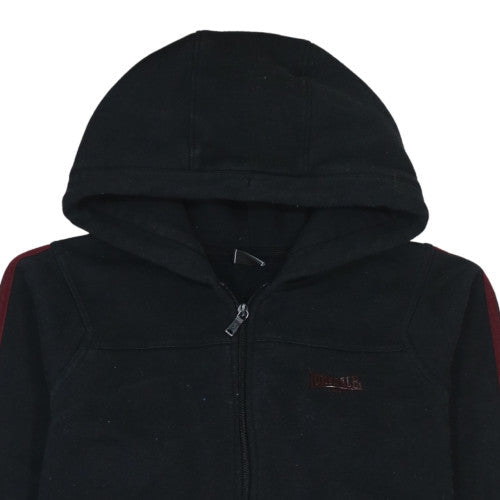 Womens UK Size 14 Lonsdale Black Full Zip Hoodie