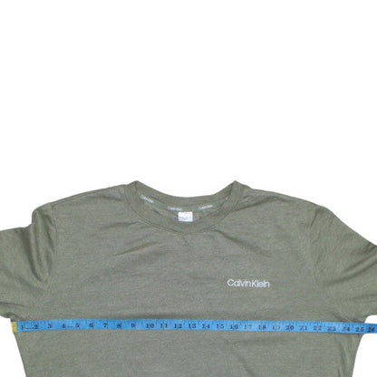 Womens UK Size L Calvin Klein Green Pullover Sweatshirt