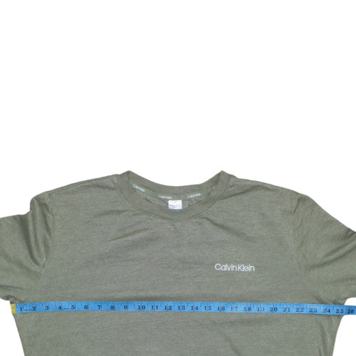 Womens UK Size L Calvin Klein Green Pullover Sweatshirt