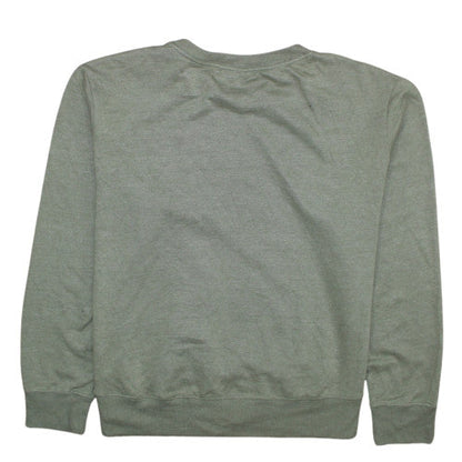 Womens UK Size L Calvin Klein Green Pullover Sweatshirt