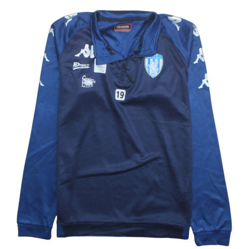 Mens UK Size M Kappa Blue 1/4 Zip Sweatshirt