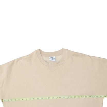 Mens UK Size L Umbro Beige Pullover Sweatshirt