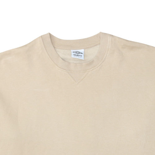 Mens UK Size L Umbro Beige Pullover Sweatshirt