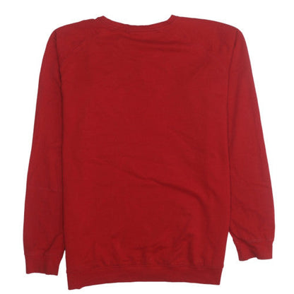 Mens UK Size XL Polo Club Red Pullover Sweatshirt