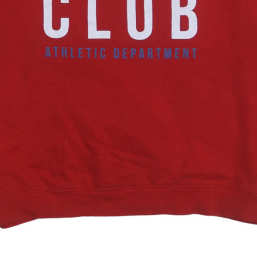 Mens UK Size XL Polo Club Red Pullover Sweatshirt