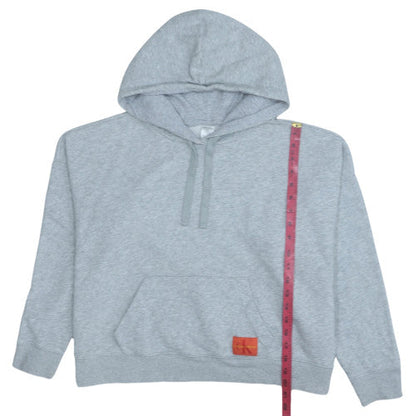 Womens UK Size M Calvin Klein Grey Pullover Hoodie