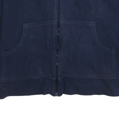 Mens UK Size 2XL Puma Blue Full Zip Hoodie