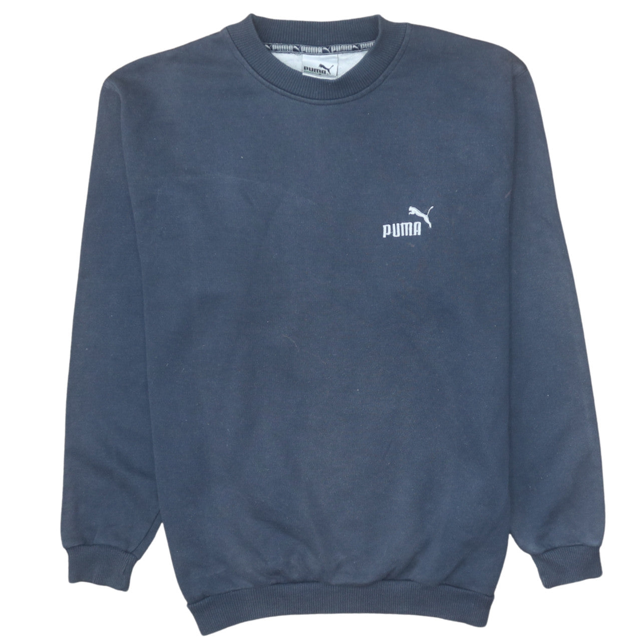 Mens UK Size S Puma Blue Pullover Sweatshirt