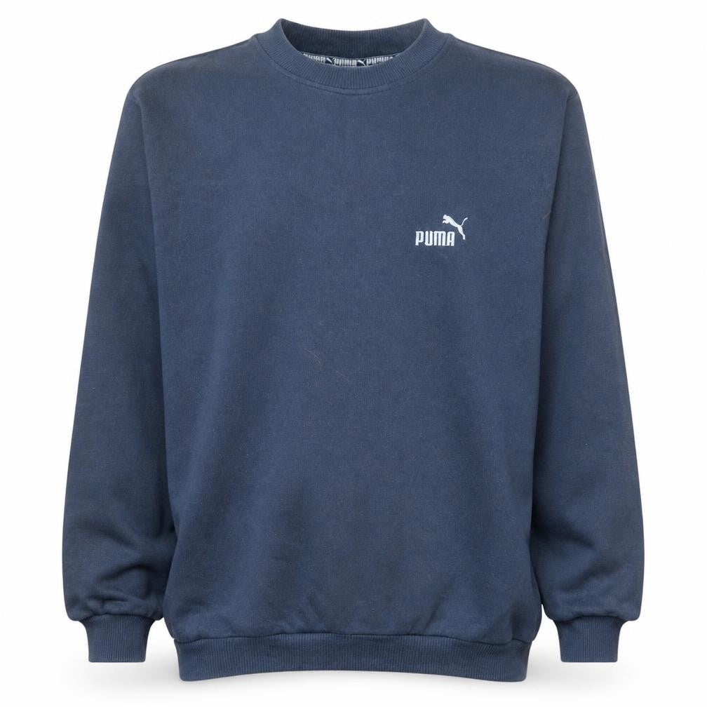 Mens UK Size S Puma Blue Pullover Sweatshirt