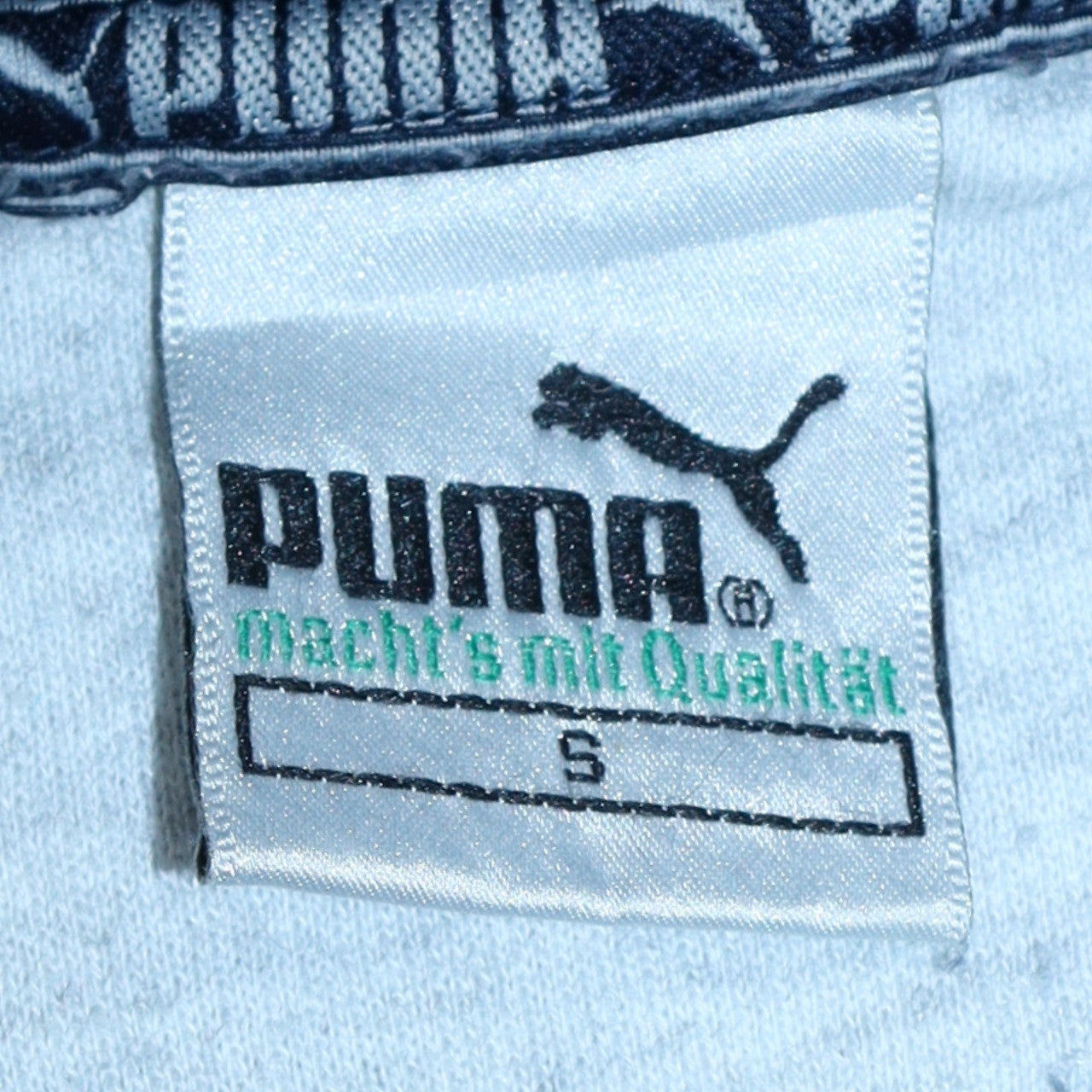 Mens UK Size S Puma Blue Pullover Sweatshirt