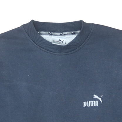 Mens UK Size S Puma Blue Pullover Sweatshirt