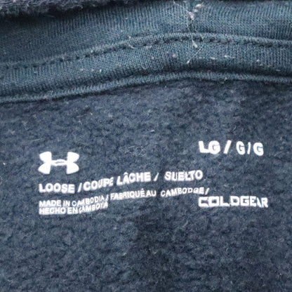Mens UK Size L Under Armour Black Pullover Hoodie