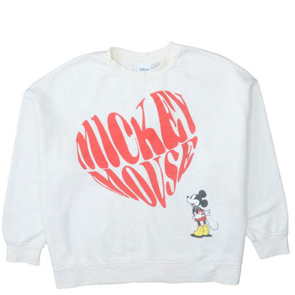 Womens UK Size 2XL Disney White Pullover Sweatshirt