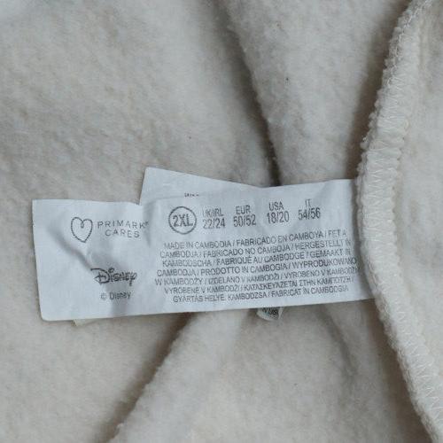 Womens UK Size 2XL Disney White Pullover Sweatshirt