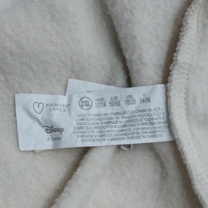 Womens UK Size 2XL Disney White Pullover Sweatshirt