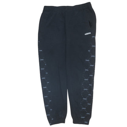 Adidas Womens Black Jogger Trousers Size M Regular Fit Sportswear