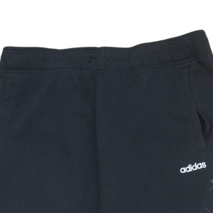 Adidas Womens Black Jogger Trousers Size M Regular Fit Sportswear